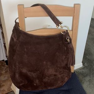 Brown, Suede MK Bag
